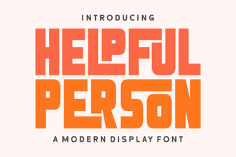 Fonts for People Who Want to Help Others