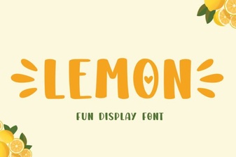 Lemon Font: Fresh Designs for Creative Projects