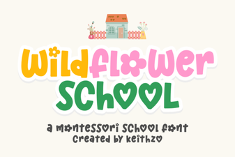 Explore the Wildflower School Font & Design Projects
