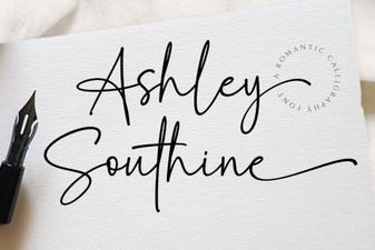 Ashley Southine Font Free Download & Design Ideas